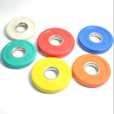 China Powerlifting Universal Partial Rubber Quick Change Weight Plate for sale