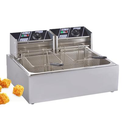 China Factory Direct Commercial Hamburger Steak Chicken Hot Dog French Fries Hotel Prices Deep Fryer for sale