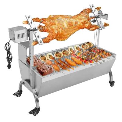 China BBQ Customize Rotate Electric BBQ Grills Non Smoke Outdoor BBQ Grills BBQ Tools for sale