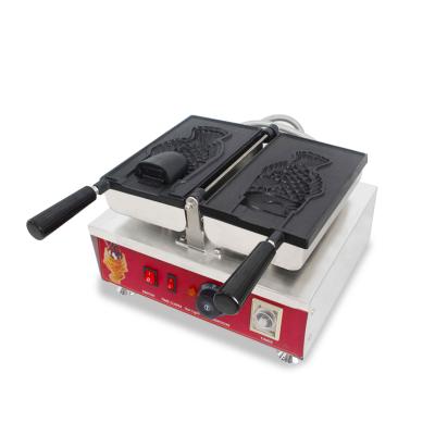 China Various Outdoor Custom Taiyaki Waffle Machine Non-Stick Baking Shaped Commercial Electric Sandwich Waffle Makers for sale