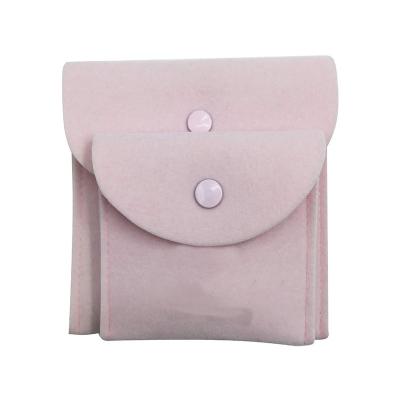 China 100% Customized Eco-friendly Polyester Luxury Simplicity Large Jewelry Pouch With Logo for sale