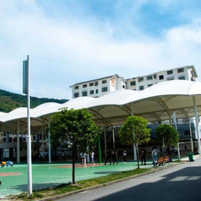 China Self-cleaning High Custom Design Of PVDF Fabric Membrane Structure Roof For Outdoor Sports Equipments for sale