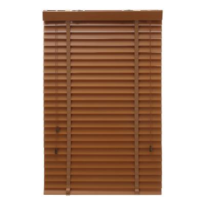 China Minimalist Customized Thermal Insulation Sunscreen Blackout Venetian Curtain Wooden Blinds for sale