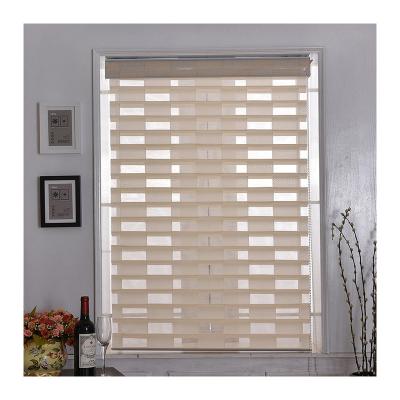 China Minimalist Customized Double Layer Shangri-La Window Blinds Light Smart Filter for sale