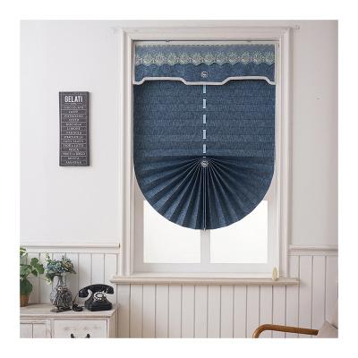 China Contemporary Custom Window Roman Shades Blind Curtain Motor Electric Motorized Roman Blinds Track Curtain for sale