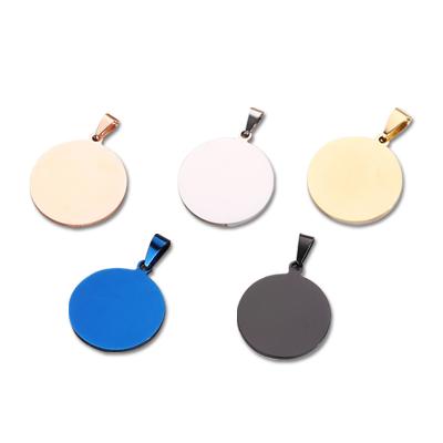 China China Custom Personalized Wholesale Cheap Metal Zinc Alloy Collar Printing Blank Hole Round Outer Dog Tag for sale