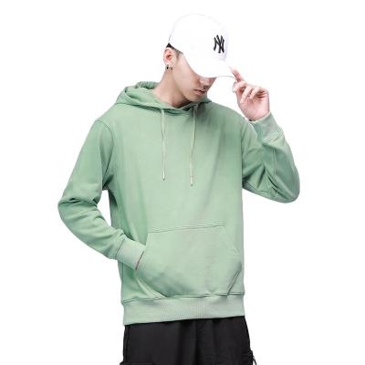 China Custom Logo Casual Men's Empty Fitness Hoodies Men Waterproof Long Sleeve Fashionable Street Wear Pullover for sale