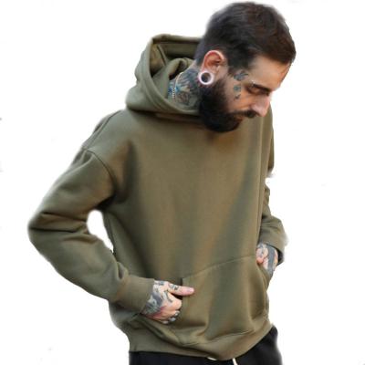 China 2021 OEM Street Wear Anti-wrinkle Fleece High Quality Male Pullover Loose Sweatshirt Custom Men's Simple Hoodies for sale