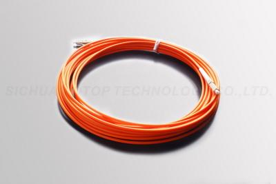 China Kabels van Multimode Vezel de Optische Flard LC/APC - de Oranje Kleur van LC/APC Te koop