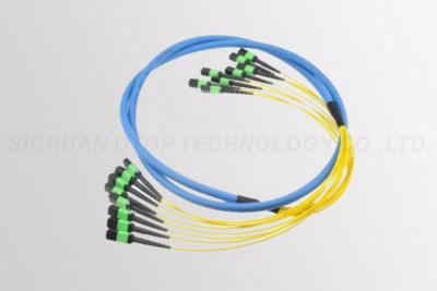 China Apc Multi Fiber Push On Female MPO to Male MPO 100% Factory Tested for sale