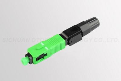 China SC rápido del diámetro 0.125m m del conector de la fibra óptica/APC 1650nm Wavelengt en venta