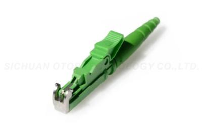 China E2000 Fiber Optic Connector Green Color 125.0+1/-0um For FTTH / FTTB for sale