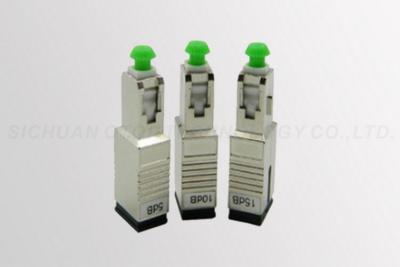 China SC / APC Fiber Optic Attenuator 5dB 10dB 15dB ROHS Certification for sale