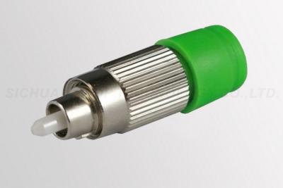 China FC / APC Connector Fiber Optic Attenuator 5dB ± 0.5dB Green Color for sale