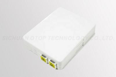 China Outdoor Fiber Optic Termination Box , 2 Ports Fiber Optical Terminal Box for sale