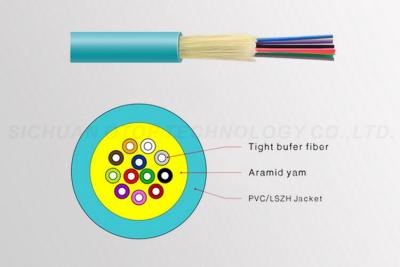 China Multi Mode Fiber Optic Cable Types Om1 Om2 Om3 Distribution Customized Color for sale