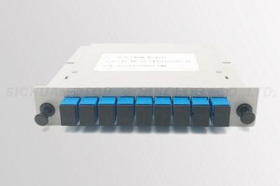 China CATV 8CH WDM In Optical Fiber , LGX WDM Splitter SC / UPC 55 dB Directivity for sale