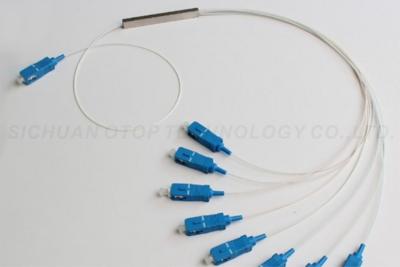 China SC / UPC Steel Tube Wavelength Division Multiplexing In Optical Fiber 1x8 for sale