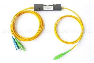 China SC / APC Micro Type WDM In Optical Fiber PLC FBT 2.0mm 0.9mm High Isolation for sale