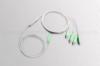 China 1 * 2 Optical Cable Splitter SC / APC Fan Out For PON Network Connection for sale