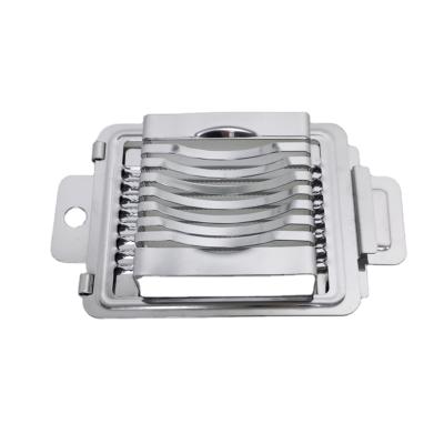 China Heavy Duty Classic 304 Stainless Steel Egg Slicer Viable Egg Cutter Slicer For Hard Boil Eggs Kitchen Tool for sale