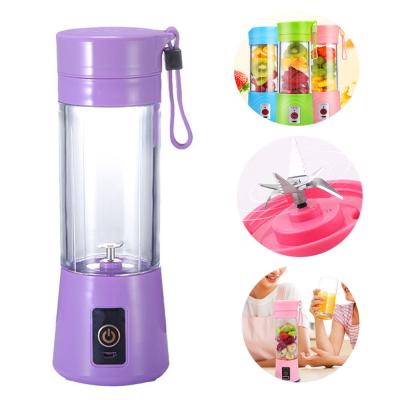 China Cheap Rechargeable Portable Food Blender Mini Hand Blender Fruit Car USB Electric Smoothie Blender For Home Travel for sale