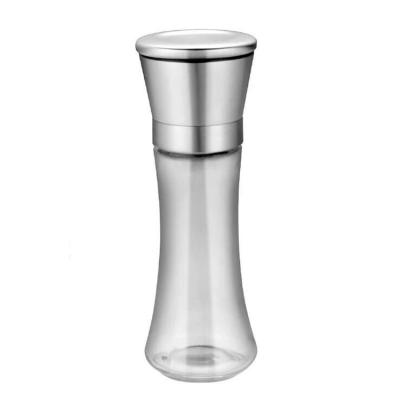 China Glass Bottle Crusher Viable Seasoning Grinder Pepper Herb Mill Kitchen Use Salt Grinder for sale