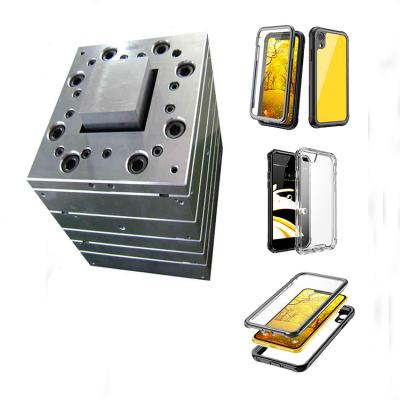 China 2021 Latest Design ABS Plastic OEM Parts PVC Injection Mold Maker For iPhone Case Mold Maker for sale