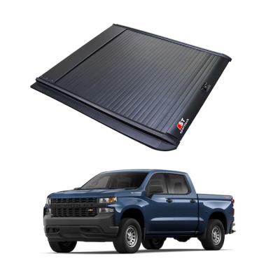 China Easy Locking Install Electric Retractable Pickup Tonneau Cover Truck Bed Roll Cover Tonneau Cover For CHEVROLET SILVERADO 1500 for sale