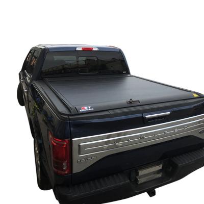 China Locking Tonneau Cover For Ford F150 / Ranger Car Roll Cover Hard Cover Waterproof Aluminum Alloy Cover for sale