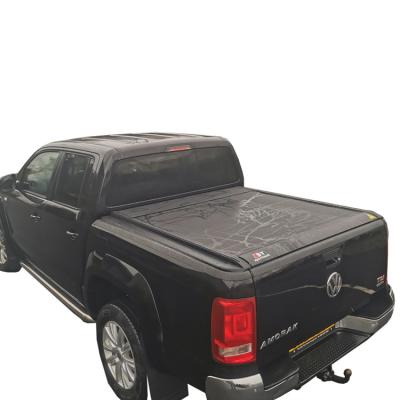 China Car Roll Up Roll Up Roll Up Cover Aluminum Pickup Truck Bed Cover Truck Bed Cover For Volkswagen Amarok Hard Roll Shutter for sale