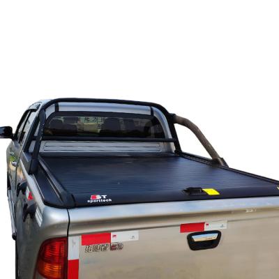 China Locking Rolling Aluminum Alloy Tonneau Cover Truck Bed Cover Roller Auto Flap Cover For Foton Tunland for sale