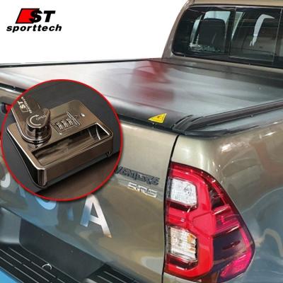 China Business/Luxury Chinese-made Aluminum Alloy Hard Cover Flap Cover With Password Lock For Toyota Hilux Revo/Vigo/Rocco/TRD/Rogue for sale