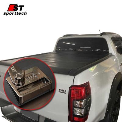 China Locking Aluminum Alloy Hard Waterproof Tonneau Cover Tonneau Cover With Password Lock For Mitsubishi L200/Triton for sale