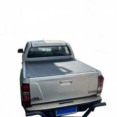 China Pickup Accessories Exterior Truck Bed Roll Tonneau Lock Covers Soft Roll Cover For Isuzu Dmax for sale