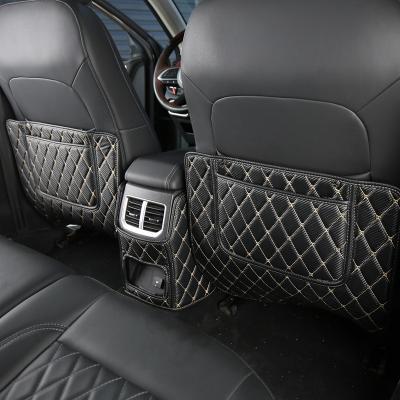 China Luxury High Quality Leather Anti-Kick Pads Mats For Rear Seats For GWM UTE Cannon Poer X/L POER PAO for sale