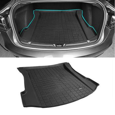 China Fancy Waterproof Car Rear Trunk Mats Pad For Tesla Model 3 for sale