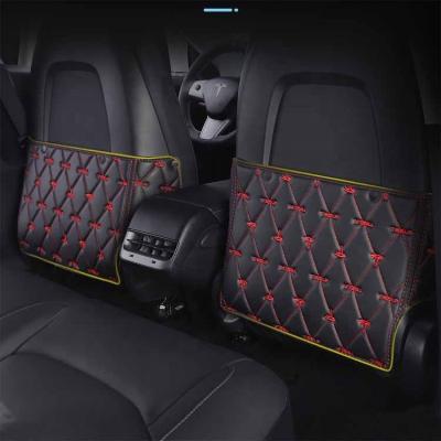 China Carpet Protectors Car Seat Protector Easy Clean Anti-Kick Rear Pad For Tesla Model 3 for sale