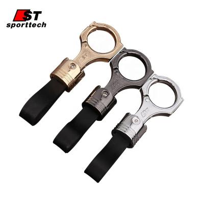 China New Design Decoration Piston Key Chain Personality Luxury Zinc Alloy Features Fit For All Models for sale