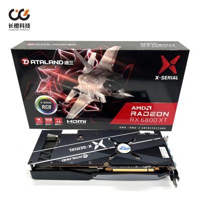 China Brand New Dataland 6800XT OC 16G AMD 5700x 6600XT 6800XT Workstation for Computer Game Graphics Card for sale