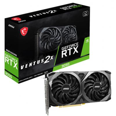 China MSI GeForce RTX 3050 VENTUS 2X 8G Workstation LHR Graphics Card with 128 Bit and GDDR6 Memory RTX 3050 8G GPU for sale