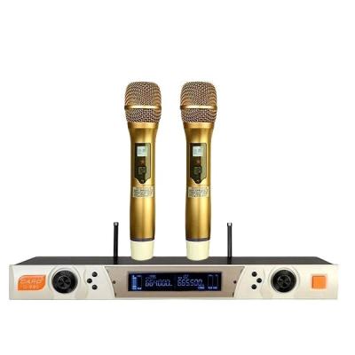 Cina Professional Ktv Karaoke Microphone Wireless Microphone Wireless Speech Microphone in vendita