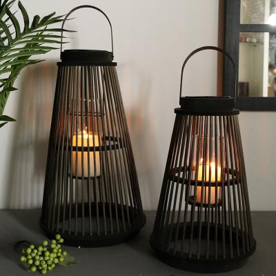 China Luxury Modern Home Decor Candle Holder Christmas Wedding Lantern Candlestick for sale