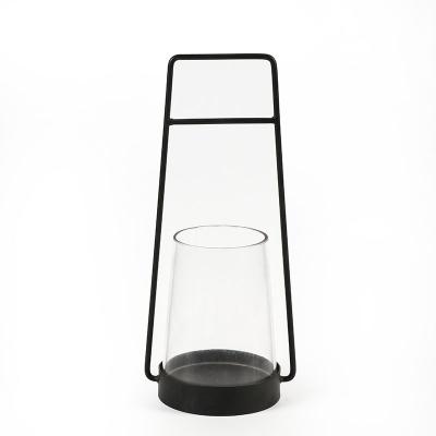 China Home decoration the new factory price cheap modern unique candle holders with glass tube for sale