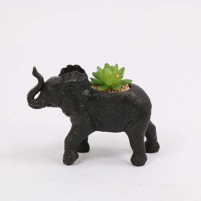 China China House Decor Artwork Accessories Plants Artificial Resin Elephant Ornamental for sale