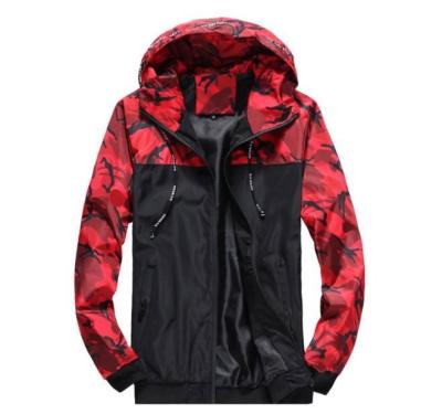 China European and American wholesale good quality youth QUICK DRY camouflage jackets men's long jackets long hooded coat color men for sale