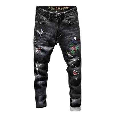 China New High-Grade Fashion Logo Designer Men Jeans Pint Beanhead Angel Palm Chrome Hearys OEM Breathable Logo amiriys for sale