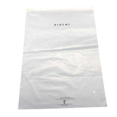 China Eco - Friendly PLA+PBAT Biodegradable Zip Lock T Shirt Bags for sale