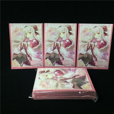 China Wholesale Customized Plastic Fence Maker Cartoon Card Sleeve For Business Or Game Card for sale