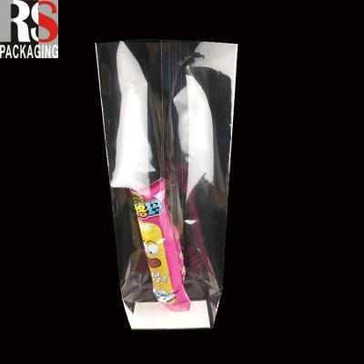 China Custom supplier recyclable opp factory gusset cellophane cookie side bag made in China for sale